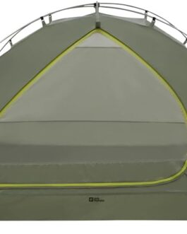 Jack Wolfskin Unisex – Adult Sky Dome II Dome Tent, Island Moss, One Size