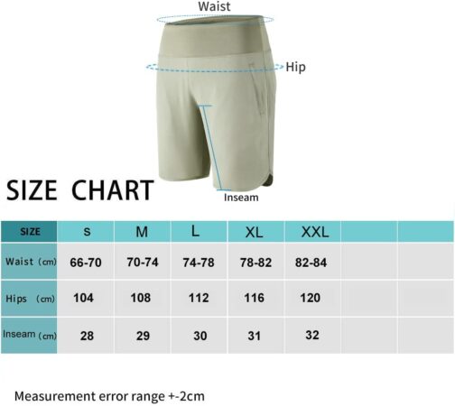 YAWHO Women's Sports Shorts Running Shorts Sweat Shorts Short Trousers Summer Quick Drying Sports Shorts High Waist Fitness Running Gym with Zip Pocket – Bild 6