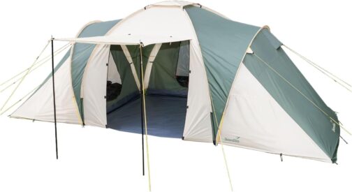 Skandika Daytona 6 Person Dome / Family Tent 3 Sleeping Cabins 3000 mm Hydrostatic Head 195 cm Standing Height