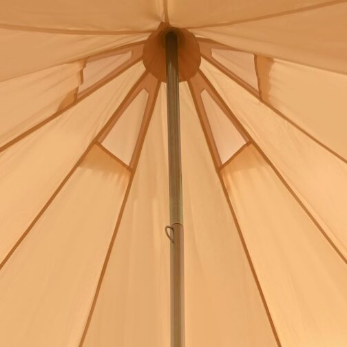 VEVOR Bell Tent 3-7 m Yurt Tent Suitable for 6-12 People TC Cotton and Robust Iron Poles with PVC Groundsheet Camping Tent – Bild 9