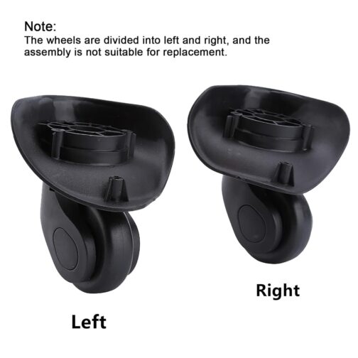 Nicoone W041-2 L Replacement Luggage Wheels, 1 Pair of Suitcase Wheels, Luggage Wheels, Swivel Wheels, Left and Right Wheels for Trolley Suitcase Luggage, W041-2 L – Bild 7