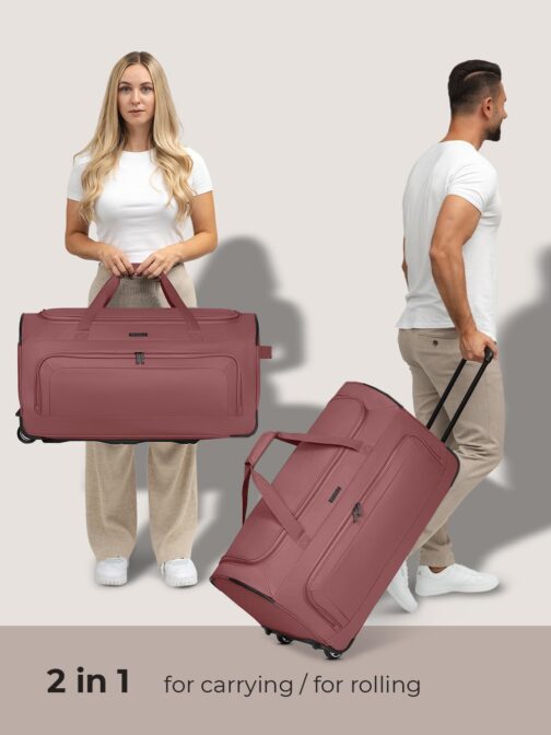 Duffle Essentials, rose, L (71 inches), Wheeled Travel Bag – Bild 3