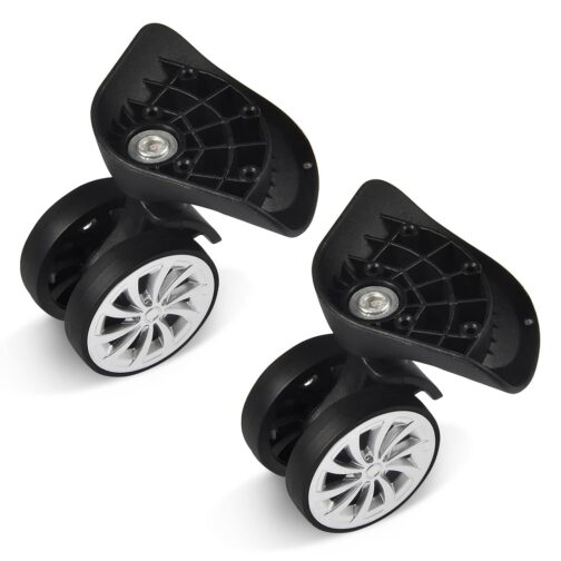 Pack of 2 Luggage Wheels Replacement, Luggage Suitcase Replacement, Swivel Castors for Luggage, Suitcase Wheel Replacement Wheels, Suitcase Replacement Wheels for Suitcase, Universal Rotating Wheels – Bild 9
