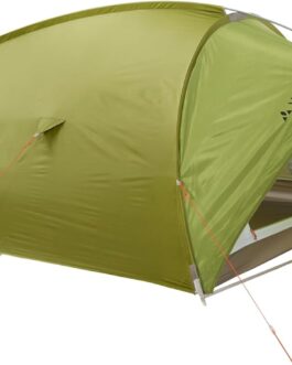 VAUDE Taurus 3P 3 Person Dome Tent for Camping or Hiking Trips, Easy to Assemble, Mossy Green, One Size, 114991480