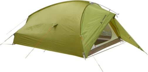 VAUDE Taurus 3P 3 Person Dome Tent for Camping or Hiking Trips, Easy to Assemble, Mossy Green, One Size, 114991480