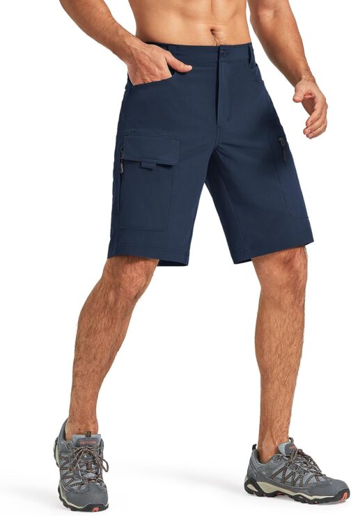 Moosehill Men's Hiking Trousers, Cargo Shorts, Water-Repellent with 6 Pockets, Lightweight, Breathable, MTB Trousers, Cycling Shorts, Men's Shorts, Bermuda, Trekking, Outdoor Trousers, Summer – Bild 9