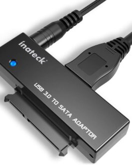 Inateck USB 3.0 to SATA Converter Adapter for 2.5/3.5 inch Hard Drive HDD SSD to 12 V 2 A Power Supply