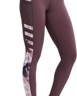 Tuspryt Women’s Sports Leggings with Pockets, Opaque Sports Trousers, Women’s Long Training Trousers, Yoga Trousers, Fitness Trousers, Running Trousers, Leggings