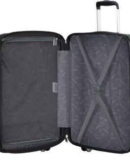 American Tourister Flashline Spinner, Green (Dark Forest), Spinner M