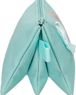 Joumma Disney Wish Dreamer Triple Pencil Case, Blue, 22 x 12 x 5 cm, Polyester, 1.32 L, Blue, Talla única Triple Pencil Case, blue, Triple pencil case