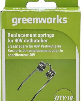 Greenworks G40DT35 40 V Battery Lawn Aerator, 3600 rpm, 36 cm Working Width, 30 L Collection Container without Battery and Charger