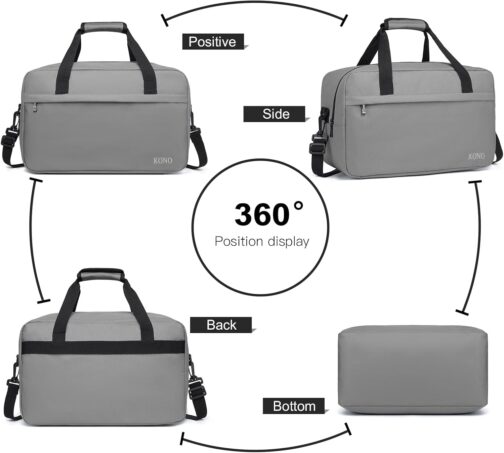 KONO Ryanair Travel Bag Hand Luggage Bag Unisex Gym Handbag Weekender – Bild 4
