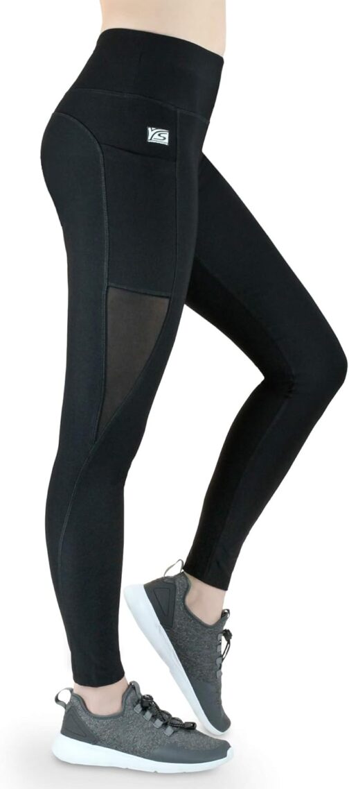 Formbelt® Women's Running Trousers with Pocket Long - Leggings Stretch Trousers Running Tights for Smartphone iPhone Mobile Phone Key Yoga