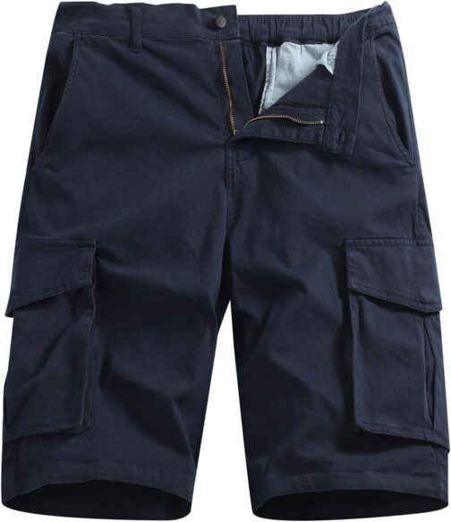 JustSun Men's Cargo Trousers Cotton Shorts