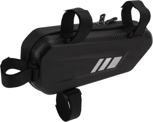 BuyWeek Motorcycle Side Bag, 2L Waterproof Hard Shell Bag with Adjustable Fastening Strap for Motorcycle Side Hanging Bag, Black – Bild 9