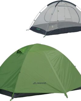 BISINNA Dome Tent 2 People 3-4 Seasons Waterproof & Windproof Ultralight Trekking Tent Compact Pack Size & Flash Assembly for Camping, Hiking, Festival