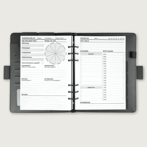 KOMPASS® Reading Notes, DIN A5 Inserts for Ring Binder Planner, 16 Inserts for Book Lists and Detailed Book Reviews, Journaling, Refill Inserts DIN A5 Format (14.5 cm x 21 cm) – Bild 9