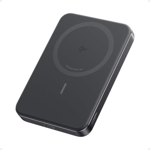 Anker MagGo Power Bank, Ultra Slim 10000mAh Magnetic Battery Pack, Qi2 Certified, Portable, 15W Ultra Fast MagSafe Compatible Charger, Ergonomic Design, Only for iPhone 16/15/14/13