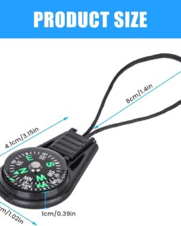 Pack of 36 Mini Survival Compass, Multi-Colour Compasses, Children’s Mini Compass, Children on Cord, Small Compass Bag, Compass Keyring, Portable Colourful Compass for Outdoor, Camping & Hiking