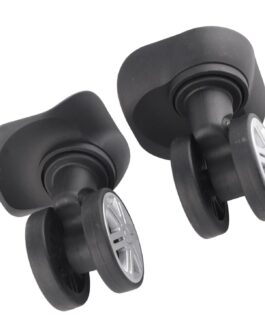 Dpofirs 1 Pair Luggage Suitcase Wheels Mute Double Row Large Wheel Suitcase Accessories for Drawbar Box Case