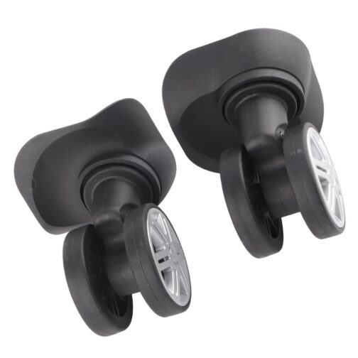 Dpofirs 1 Pair Luggage Suitcase Wheels Mute Double Row Large Wheel Suitcase Accessories for Drawbar Box Case