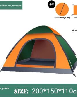 Welhan 2-3 Person Pop Up Instant Tent, Waterproof Tent, Lightweight Camping, Breathable for Camping, Climbing, Fishing, Survival, or Festival
