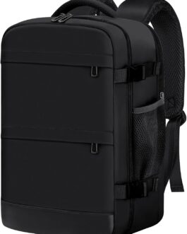 KIRFEIHT Hand Luggage 40 x 20 x 25 for Ryanair – 20L Cabin Bag Backpack Underseat Travel Hand Luggage Backpack, black, Practical: