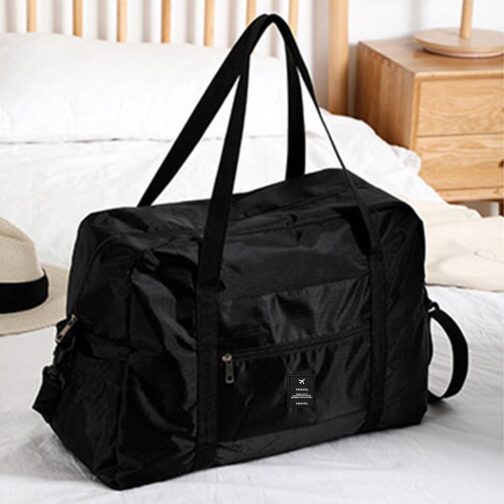PALAMEA EasyJet Travel Bag Foldable Hand Luggage 40 x 25 x 20 45 x 36 x 20 cm EasyJet Duffel Bags Travel Luggage Lightweight Sports Bag for Travel Sports Gym Holiday Weekender Hand Luggage, Black – Bild 4