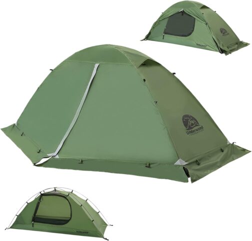 1 Person Camping Tent – 4 Seasons Waterproof 1 Man Tent with Small Pack Size, Ultralight 1 Person Tent for Winter, Easy Assembly Tent for Outdoors, Hiking, Trekking Underwood Aggregator