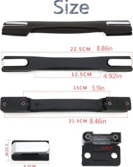 2 Pieces Luggage Suitcase Handle, Suitcase Handle, Replacement Suitcase Handles, Black Handle Replacement Carry Handle, Replacement Handle Strap, Travel Suitcase Repair Accessories for Suitcase Box