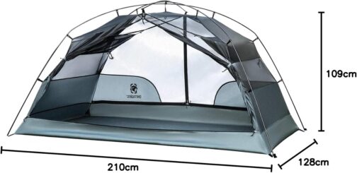 OneTigris COSMITTO 2 Person Backpack Tent - Freestanding Lightweight Waterproof 3 Season Camping Tent for Outdoor Hiking Mountaineering – Bild 10