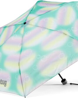 ergobag Children’s Umbrella for School Bag, Ultralight and Small with Bag, Reflective Windproof