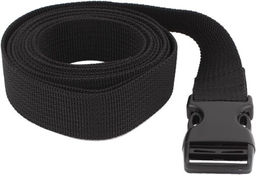 Sourcingmap® Plastic Buckle Luggage Backpack Baggage Strap Belt 2M Long 25mm Width