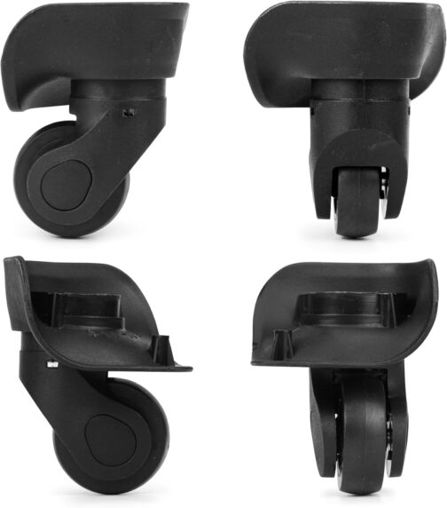 Nicoone W041-2 L Replacement Luggage Wheels, 1 Pair of Suitcase Wheels, Luggage Wheels, Swivel Wheels, Left and Right Wheels for Trolley Suitcase Luggage, W041-2 L – Bild 4