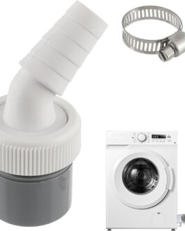 Washing Machine Drain Adapter, Washing Machine Connection, Washing Machine Connection Adapter, Washing Machine Drain 1 1/4 Inch Washing Machine Connection, for Pipe Diameter 40 mm, Input Diameter 18