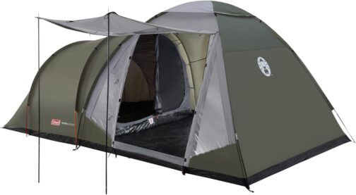 Coleman Waterfall 5 Deluxe Family Tent, 5 Man Tent with Separate Living and Bedroom, Easy to Assemble, 5 Person Tent, Waterproof WS 3000 mm
