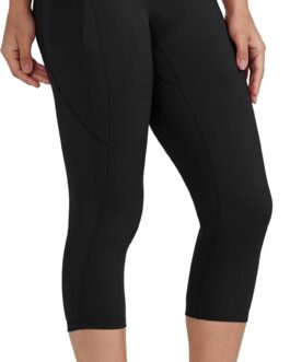 WILLIT Women’s Yoga Capri Leggings with Pockets, High Waisted Exercise Capris Trousers for Casual Summer Workout