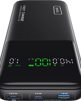 INIU Power Bank, 27000 mAh 140 W Power Bank Small But Strong USB C Input & Output for Phone & Laptop, External Mobile Phone Battery for MacBook Pro Steam Deck iPhone 16 15 14 13 12 Pro Samsung S23