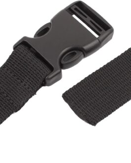 Sourcingmap® Plastic Buckle Luggage Backpack Baggage Strap Belt 2M Long 25mm Width