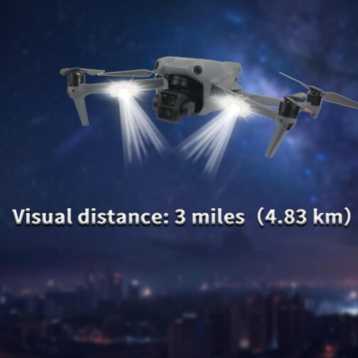 LED Drone Light Lighting for DJI Flip, Neo, Mini 4K/2/3/4 Pro/SE, Air 3S/3/2/2S, Mavic 3/2, Spark, FPV, Avata, EVO, Drone Strobe Light, Night Flying Anti Collision Flash Flashing Light Accessories – Bild 4