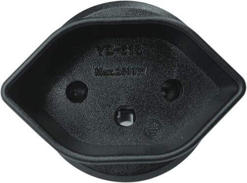 Switzerland/Liechtenstein to EU Adapter Plug, Swiss 3 Pin Male to 2 Pin DE/FR/IT/ES Socket for Switzerland/Liechtenstein Visitors (Pack of 3) Black – Bild 2