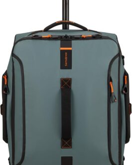 Samsonite Paradiver Light – Travel Bag / Backpack with 2 Wheels, S, 55 cm, 51 L, Green (Forest), Forest, travel bags
