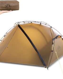 Night Cat Ultralight Tent for 1 Person: Waterproof Camping Hiking Tent for Outdoors Double Layer