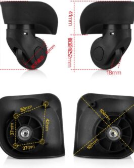Dilwe Set of 2 Wheels, Luggage Single Roller Wheels Suitcase Accessories, Other Mountaineering Camping Accessories