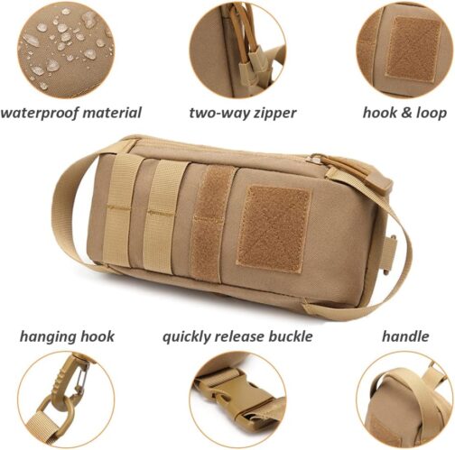 ACEXIER Tactical Sling Shoulder Bag Military Chest Bag Belt Waist Bag Multifunctional Belt Bag for Outdoor Hunting EDC Tool Bag – Bild 4