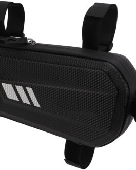 BuyWeek Motorcycle Side Bag, 2L Waterproof Hard Shell Bag with Adjustable Fastening Strap for Motorcycle Side Hanging Bag, Black