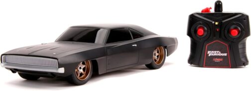 Jada Toys RC Dom's Dodge Charger 1:16 Remote Control Vehicle RC Car 253206012 Black