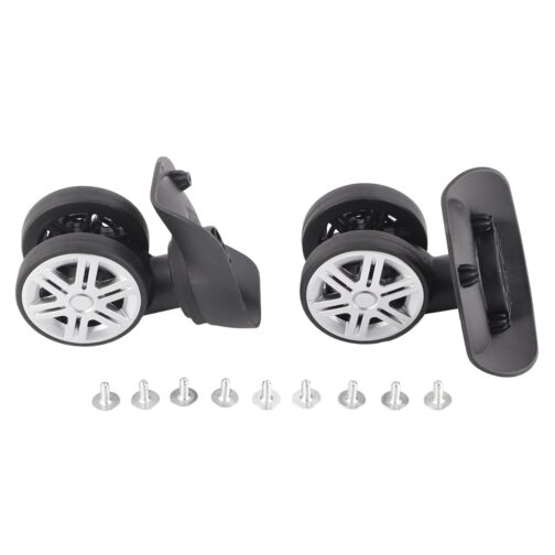 Dpofirs 1 Pair Luggage Suitcase Wheels Mute Double Row Large Wheel Suitcase Accessories for Drawbar Box Case – Bild 5