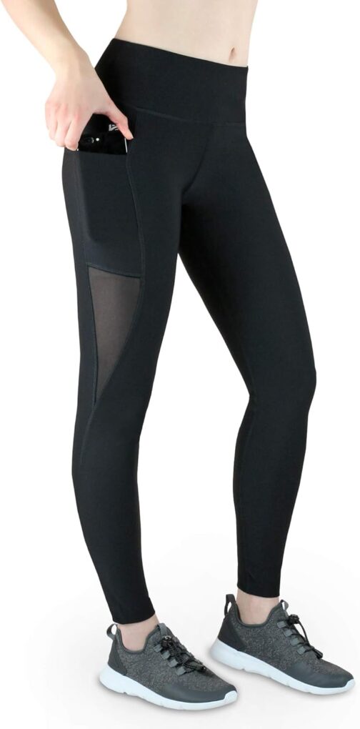 Formbelt® Women's Running Trousers with Pocket Long - Leggings Stretch Trousers Running Tights for Smartphone iPhone Mobile Phone Key Yoga – Bild 2