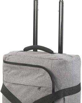 Xcase Foldable Suitcase: Foldable 2-in-1 Hand Luggage Trolley and Travel Bag, 44 Litres, 2 kg (Suitcase with Wheels, Luggage Trolley Foldable, Travel Suitcase Foldable), gray